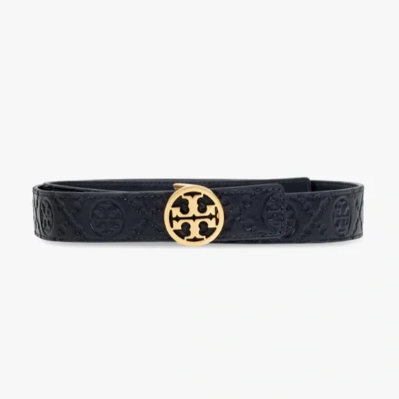Midnight Leather tory Burch Belt Size Large Tory Burch Britten 1 main image 2